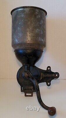 Antique Royal Coffee Grinder Wall Mount Patent 1890 Vintage Kitchen Cast Iron