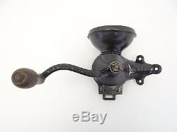 Antique Royal Wall Mount 1894 Coffee Grinder Kitchen Cast Iron Metal Old Used