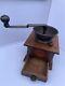 Antique Run Easy Wooden/Cast Iron Coffee Mill Simmons Hardware, St. Louis USA