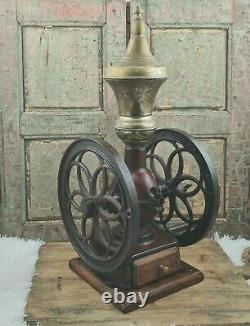 Antique SIMPLEX Coffee Grinder No. 4 Mill Spanish Moulin Molinillo Café