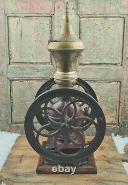 Antique SIMPLEX Coffee Grinder No. 4 Mill Spanish Moulin Molinillo Café