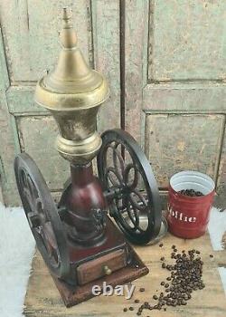 Antique SIMPLEX Coffee Grinder No. 4 Mill Spanish Moulin Molinillo Café