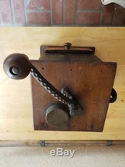 Antique SUN #1080 Challenge Coffee Fast Grinder Mill Hand Crank Ornate Iron