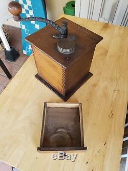 Antique SUN #1080 Challenge Coffee Fast Grinder Mill Hand Crank Ornate Iron