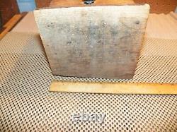 Antique SUN MFG No 1080 One Pound Coffee Mill w Original Label, Dovetail Corners