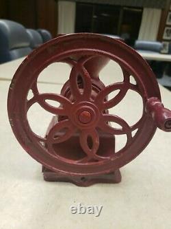 Antique Single Wheel Coffee Grinder Mill