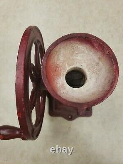 Antique Single Wheel Coffee Grinder Mill