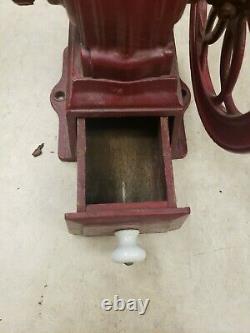 Antique Single Wheel Coffee Grinder Mill