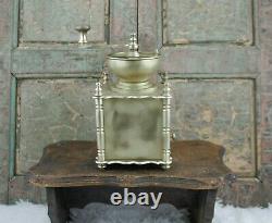 Antique Solid Brass Coffee Grinder Mill Moulin cafe Molinillo Kaffeemuehle