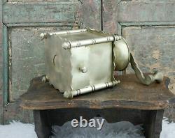 Antique Solid Brass Coffee Grinder Mill Moulin cafe Molinillo Kaffeemuehle