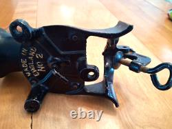 Antique Spong & Co. Cast Iron Coffee Mill Grinder No. 2 All Original