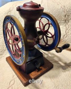 Antique Star Coffee Mill, Manual, Vintage, Classic, Cast Iron, Made in Japan