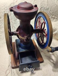 Antique Star Coffee Mill, Manual, Vintage, Classic, Cast Iron, Made in Japan