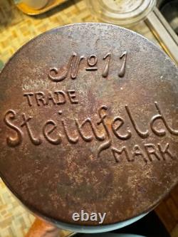 Antique Steinfeld No 11 Iron Coffee Grinder Wall Mount