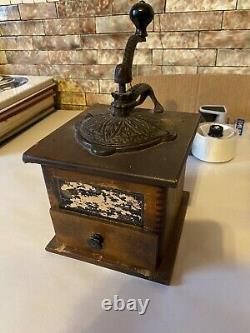 Antique Sun Manufacturing Co No 1055 Coffee Mill Grinder