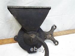 Antique Swifts 1859 Pat Coffee Wall Mount Grinder Mill Hand Crank Iron Store