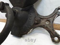 Antique Swifts 1859 Pat Coffee Wall Mount Grinder Mill Hand Crank Iron Store