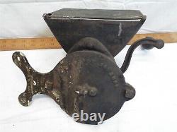 Antique Swifts 1859 Pat Coffee Wall Mount Grinder Mill Hand Crank Iron Store