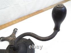 Antique Swifts 1859 Pat Coffee Wall Mount Grinder Mill Hand Crank Iron Store