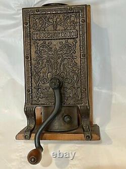 Antique TELEPHONE ARCADE EARLY COFFEE MILL GRINDER Patent 1893 Freeport Illin