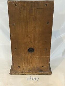 Antique TELEPHONE ARCADE EARLY COFFEE MILL GRINDER Patent 1893 Freeport Illin