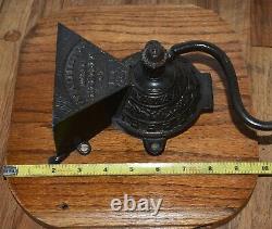 Antique THE C PARKER CO No. 360 Meriden CT Wall Coffee Mill Grinder