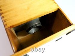 Antique Tall Wooden ARCADE No. 999 Box Mill Coffee Grinder-Refinished