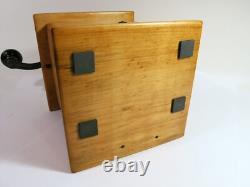 Antique Tall Wooden ARCADE No. 999 Box Mill Coffee Grinder-Refinished