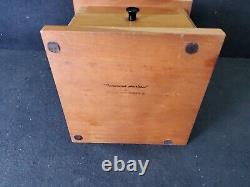 Antique The Euclid Wood Products Co Cleveland Oh Cast Iron Coffee Grinder MILL