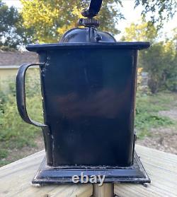 Antique Tiger No 100 Metal Coffee Grinder Bronson Walton Co. Cleveland Ohio