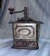 Antique Tin Metal Coffee Grinder Mill likely German or European. Early 1900s