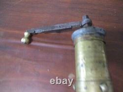 Antique Turkish or Russian Hand crank coffee grinder with makers marks