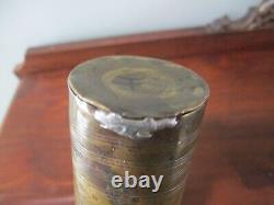 Antique Turkish or Russian Hand crank coffee grinder with makers marks