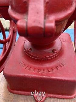 Antique VTG Enterprise Philadelphia cast iron MANUAL coffee grinder