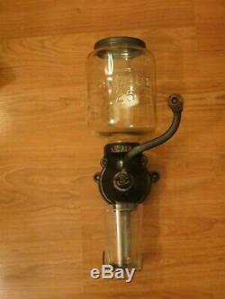 Antique Vintage Arcade Wall Mounted #25 Coffee Grinder All Original & Unpainted