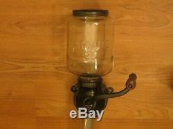 Antique Vintage Arcade Wall Mounted #25 Coffee Grinder All Original & Unpainted