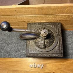 Antique Vintage Parker's National Coffee Mill No. 431 Amazing Condition