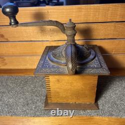 Antique Vintage Parker's National Coffee Mill No. 431 Amazing Condition