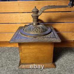 Antique Vintage Parker's National Coffee Mill No. 431 Amazing Condition