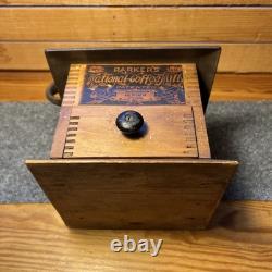 Antique Vintage Parker's National Coffee Mill No. 431 Amazing Condition
