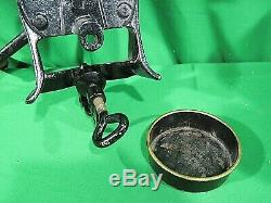 Antique Vintage Spong And Co Ltd Coffee Mill Grinder No. 2 Made In England