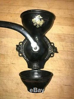 Antique Vintage Wall Mounted Enterprise No 00 Coffee Grinder Original