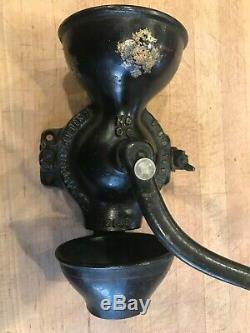 Antique Vintage Wall Mounted Enterprise No 00 Coffee Grinder Original