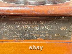 Antique Waddel's Improved No. Coffee Mill 40 Waddel Coffee Grinder