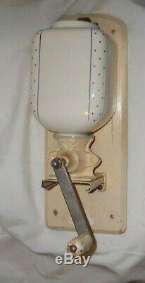 Antique Wall Mount Coffee Grinder signed Waechtersback Made in Germany