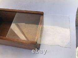 Antique Wall Mount Front Glass Coffee Mill GrinderMaybe X Ray ArcadeWood