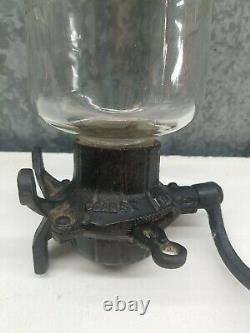 Antique Wardway Wall Mounted Coffee Grinder Cast Iron