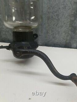 Antique Wardway Wall Mounted Coffee Grinder Cast Iron