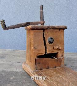 Antique Wooden Coffee Bean Grinder, Ottoman Empire