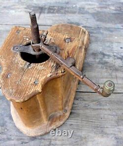 Antique Wooden Coffee Bean Grinder, Ottoman Empire